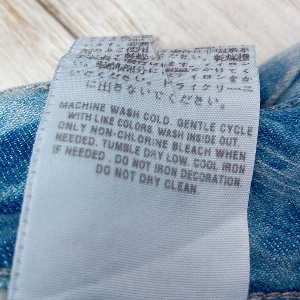 Guess Blue Washed and Distress Jeans - Picture 9 of 9